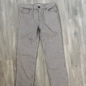 OAT New York Mid Rise Straight Striped Jeans - size 2/26
